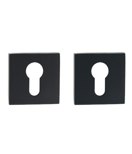 Накладки на ключевой цилиндр Накладка под цилиндр TANDOOR TDAL ET-03 slim BLACK 